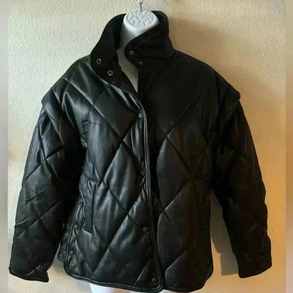 Appairs Faux Leather Jacket‎ NWT - Picture 1 of 8